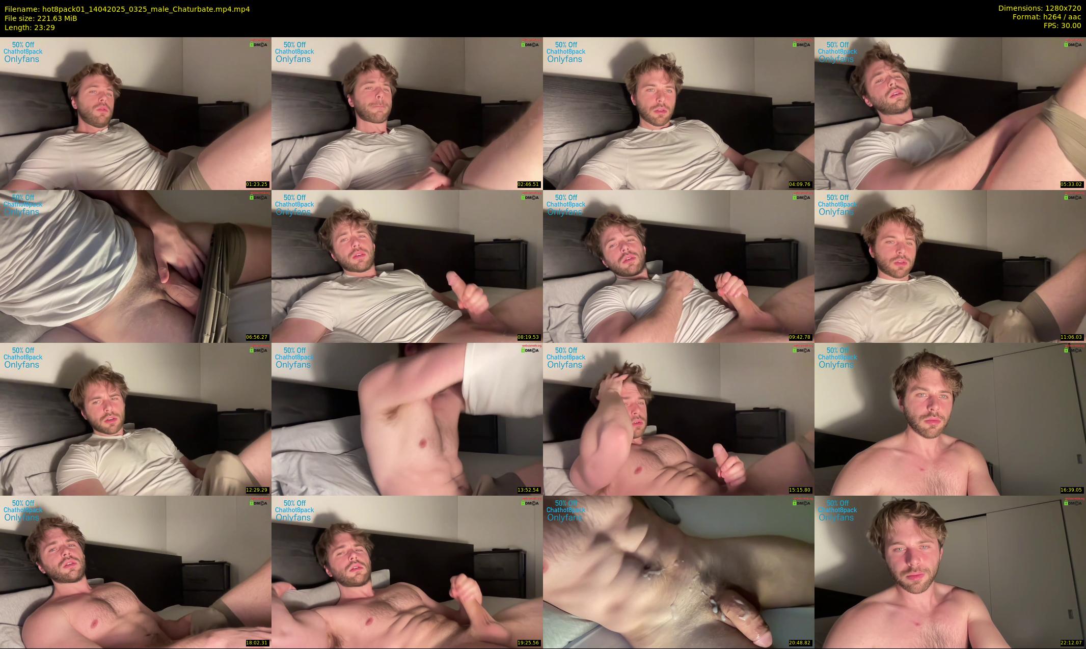 hot8pack01 — 24 minute Chaturbate male cam show recording, 720p, Apr 14, 2025