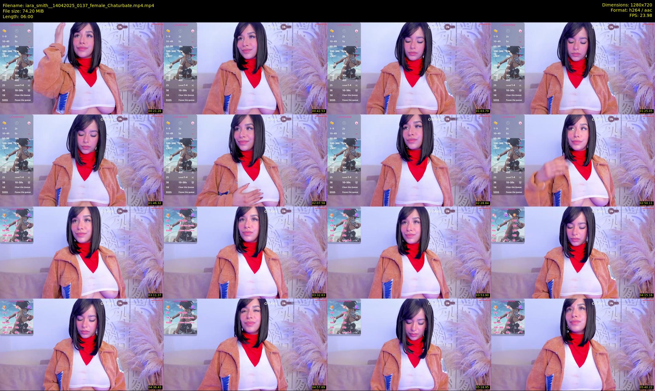 iara_smith_ — 6 minute Chaturbate female cam show recording, 720p, Apr 14, 2025