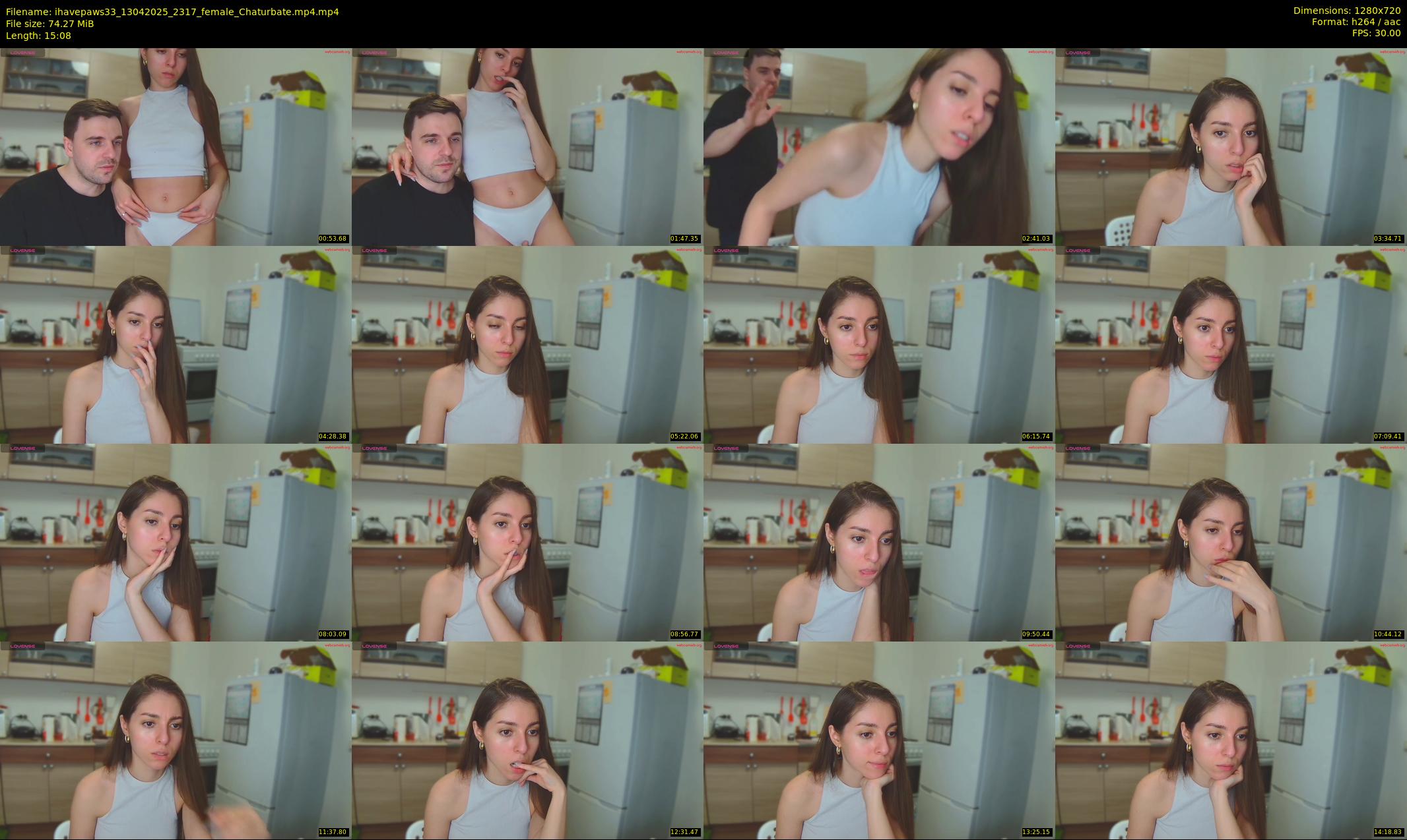 ihavepaws33 — 16 minute Chaturbate couple cam show recording, 720p, Apr 13, 2025