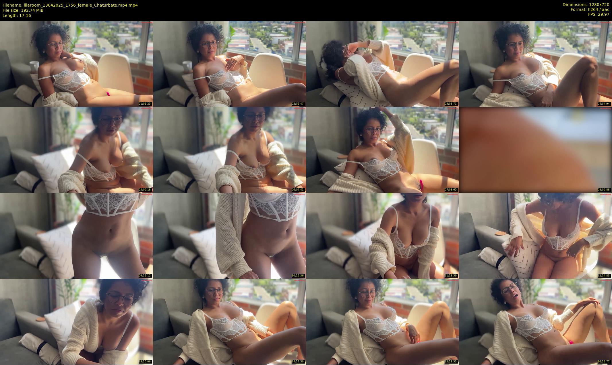 illaroom — 18 minute Chaturbate female cam show recording, 720p, Apr 13, 2025