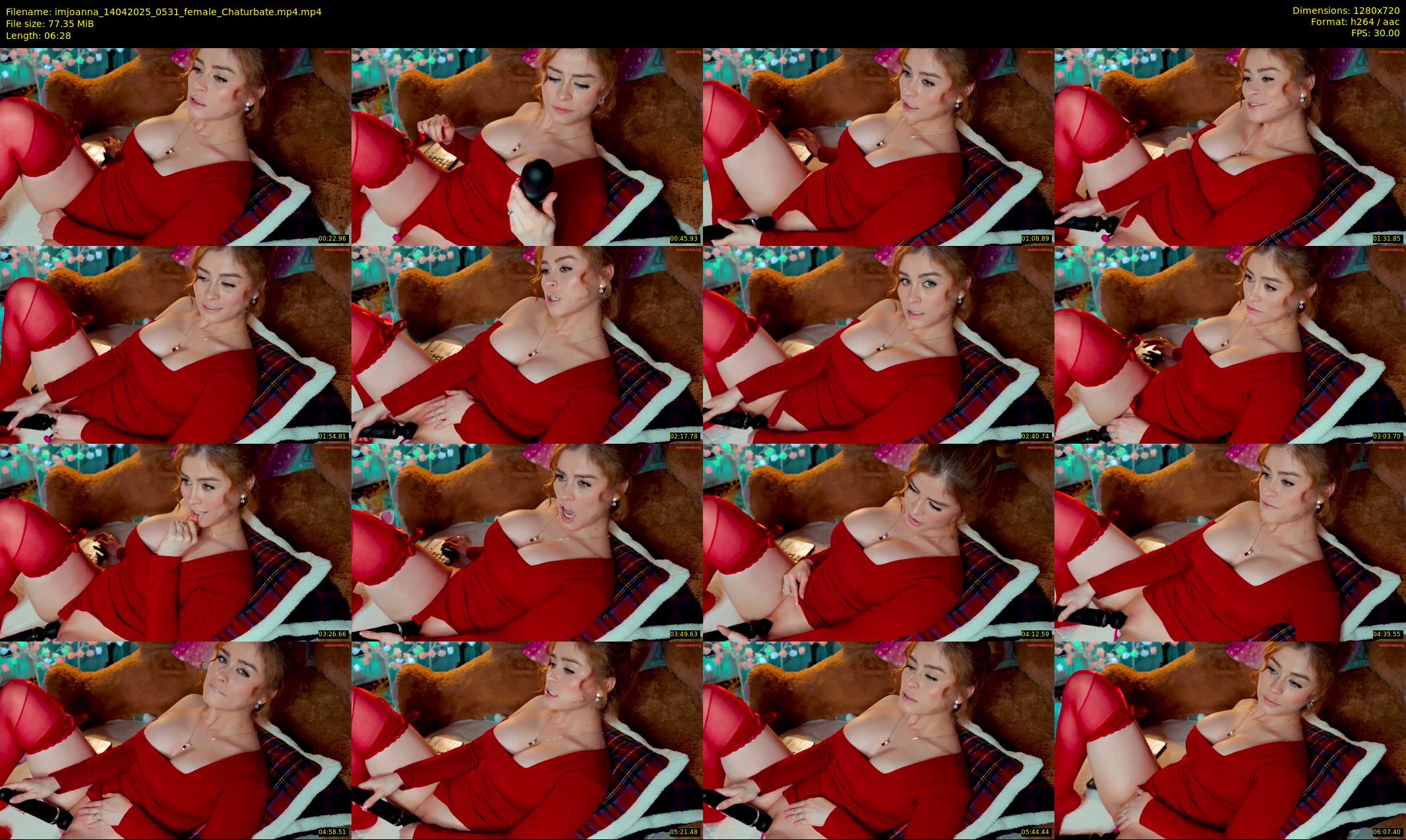 imjoanna — 7 minute Chaturbate female cam show recording, 720p, Apr 14, 2025