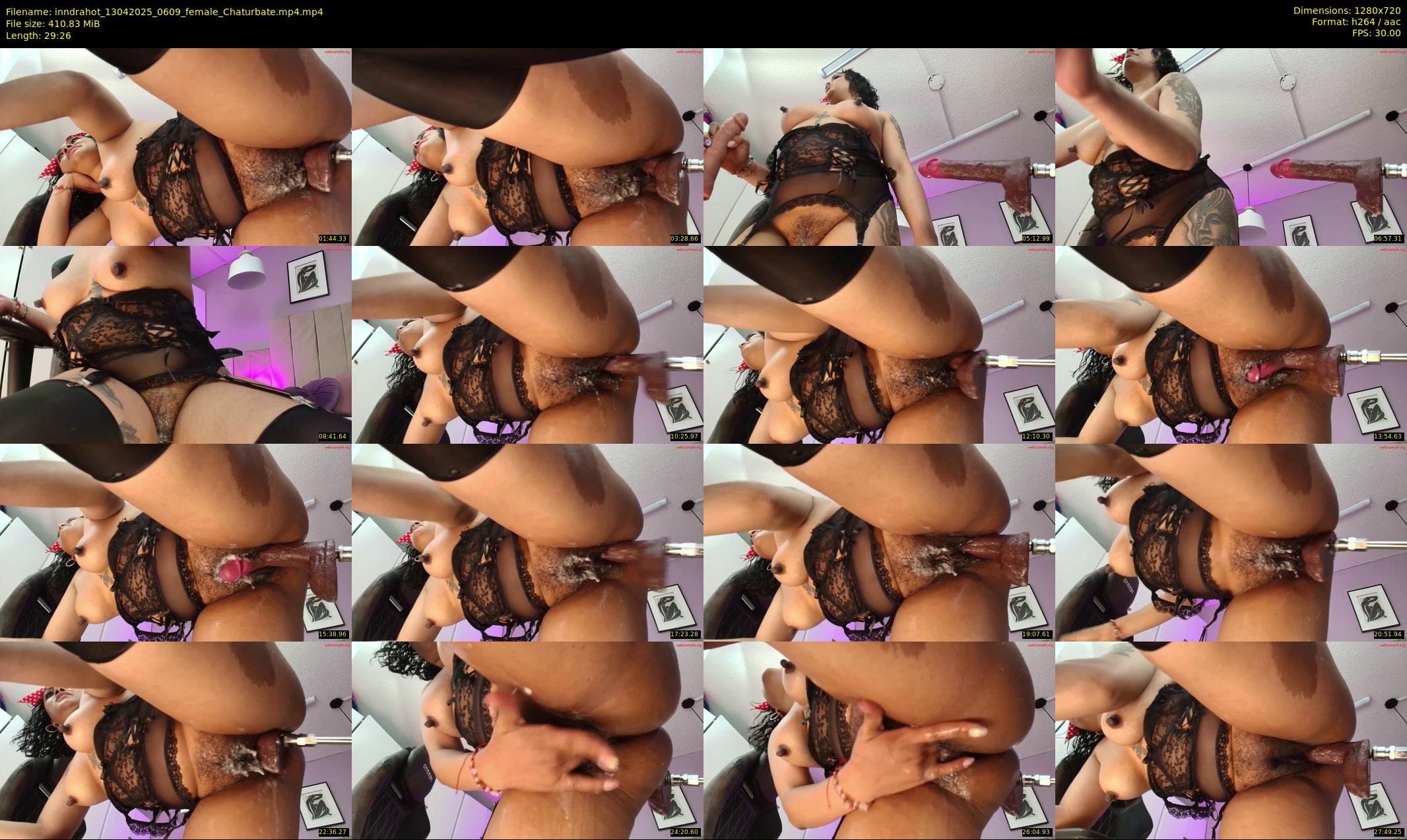 inndrahot — 30 minute Chaturbate female cam show recording, 720p, Apr 13, 2025