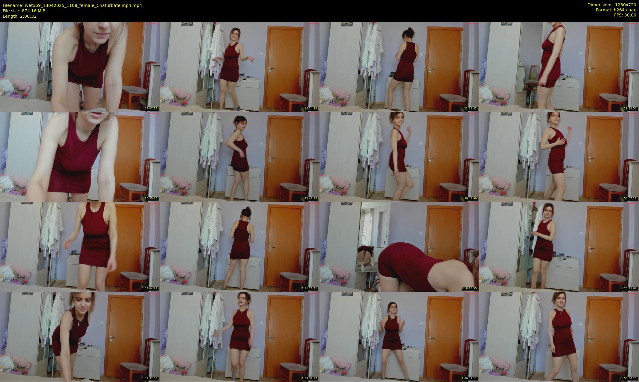 iveto69 — 121 minute Chaturbate female cam show recording, 720p, Apr 13, 2025