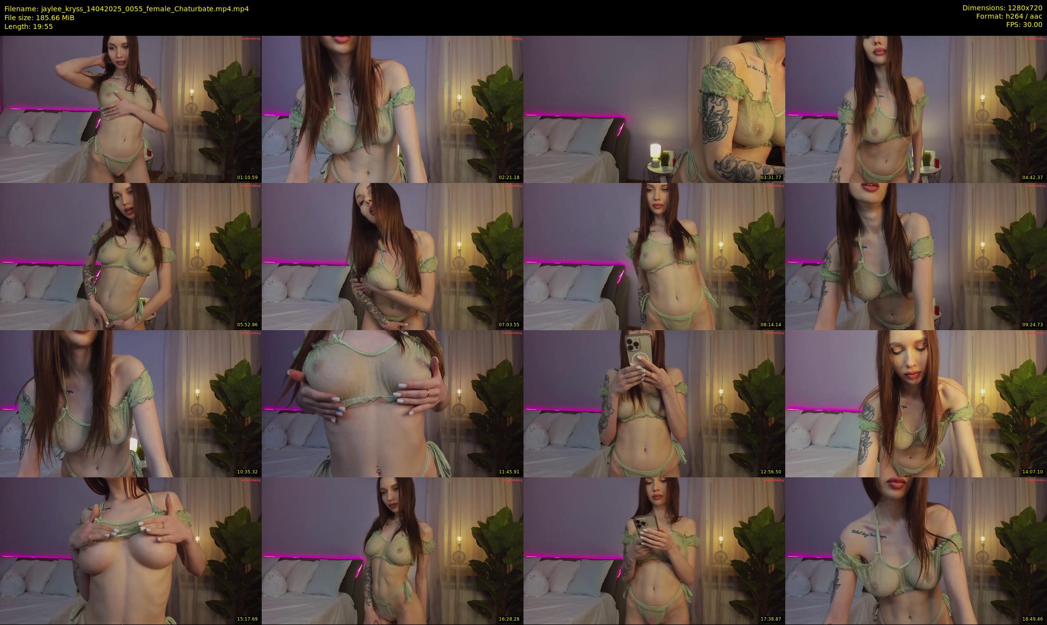 jaylee_kryss — 20 minute Chaturbate female cam show recording, 720p, Apr 14, 2025