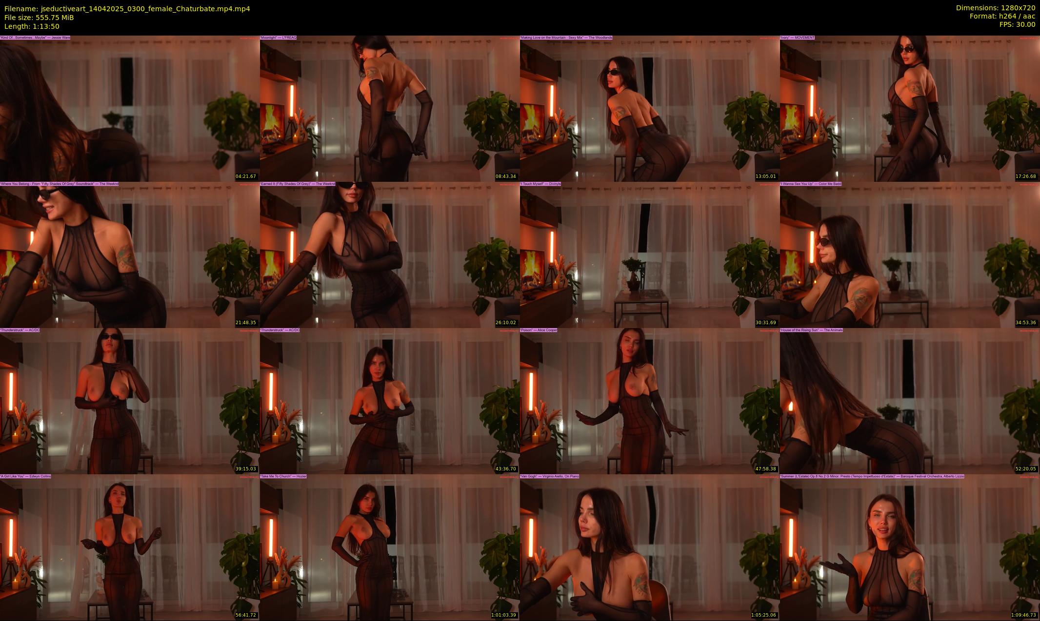 jseductiveart — 74 minute Chaturbate female cam show recording, 720p, Apr 14, 2025