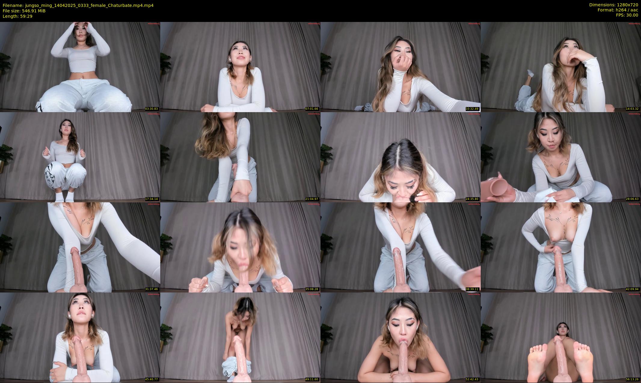 jungso_ming — 60 minute Chaturbate female cam show recording, 720p, Apr 14, 2025