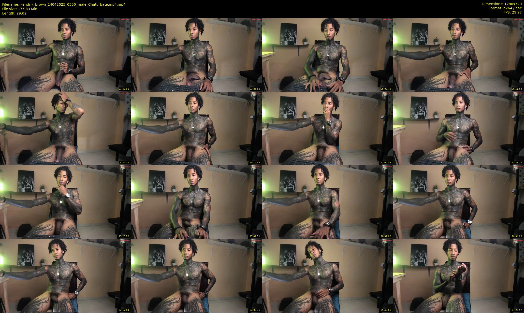 kendrik_brown — 30 minute Chaturbate male cam show recording, 720p, Apr 14, 2025