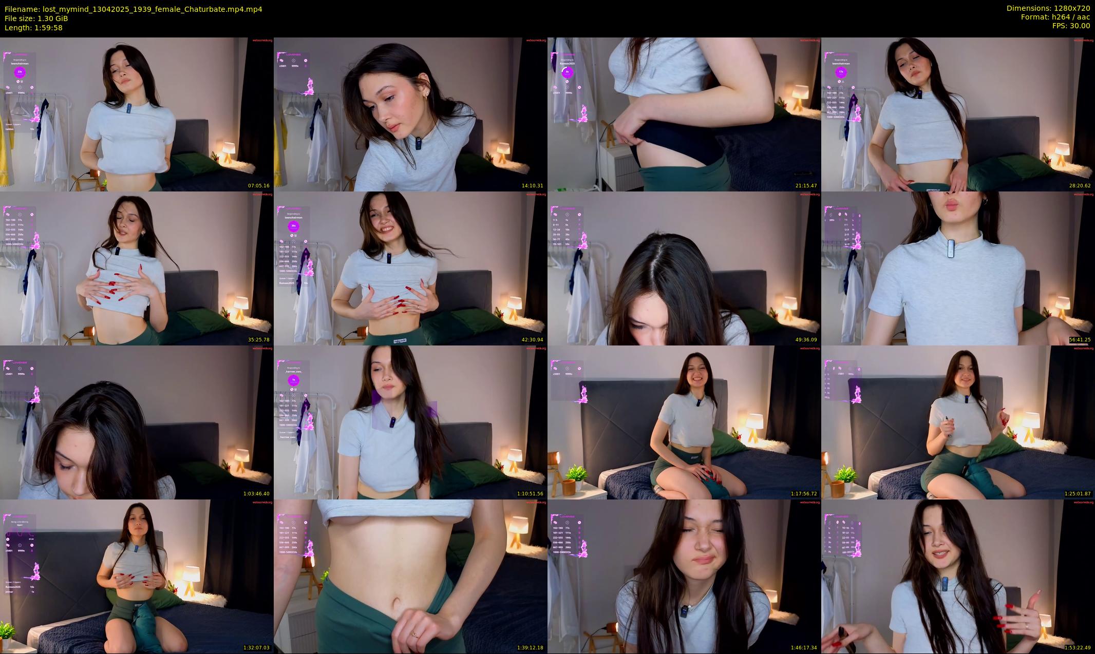 lost_mymind — 120 minute Chaturbate female cam show recording, 720p, Apr 13, 2025
