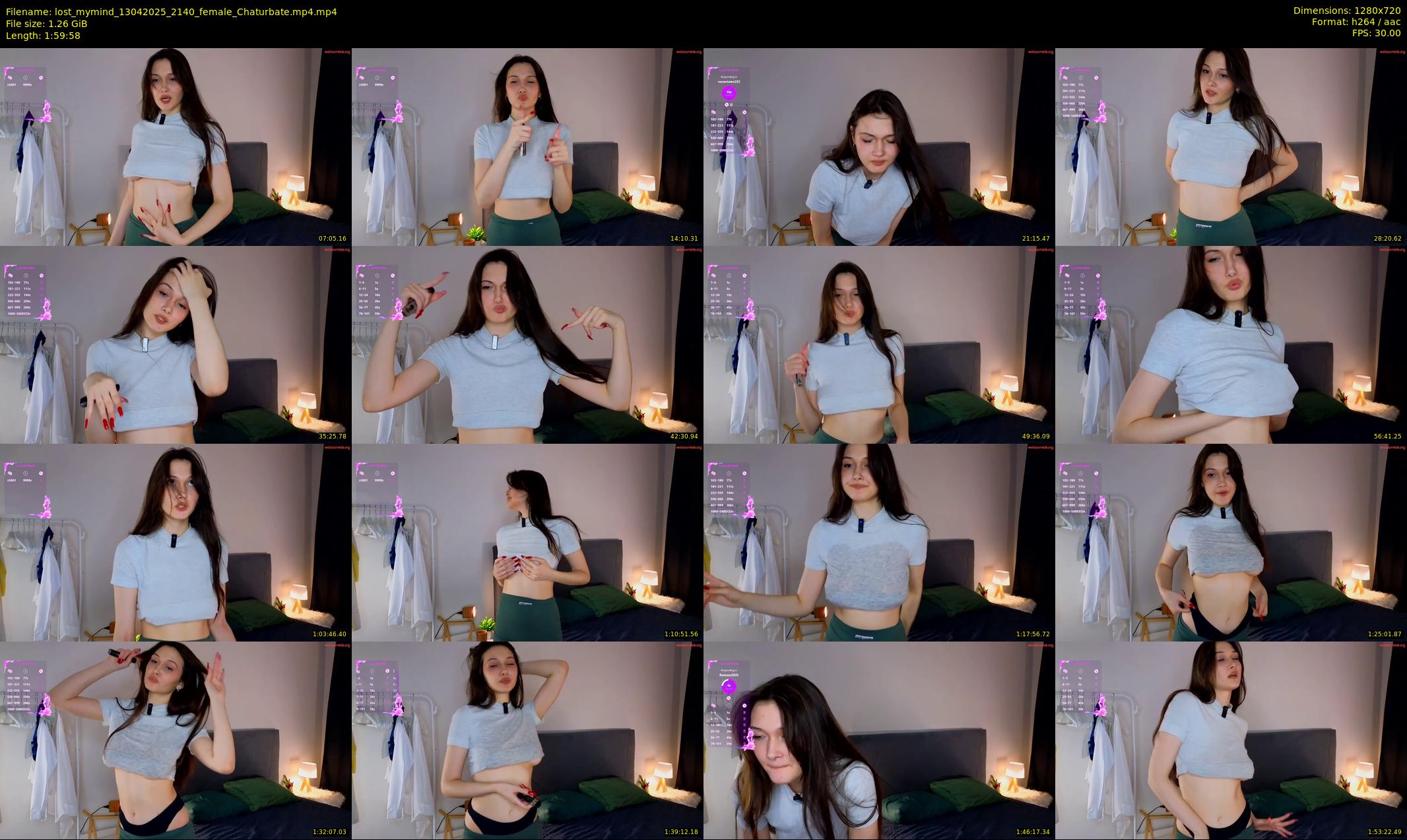 lost_mymind — 120 minute Chaturbate female cam show recording, 720p, Apr 13, 2025