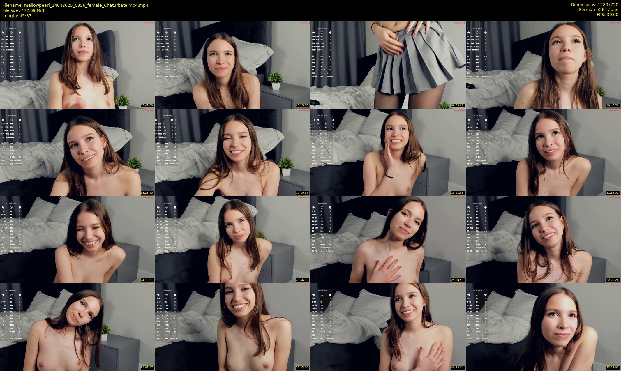 mellowpearl — 46 minute Chaturbate female cam show recording, 720p, Apr 14, 2025