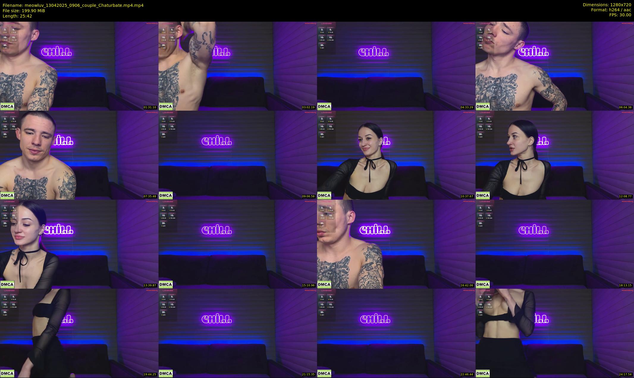 meowluv — 26 minute Chaturbate couple cam show recording, 720p, Apr 13, 2025