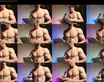 metatron_muscle — 8 minute Chaturbate male cam show recording, 720p, Apr 13, 2025
