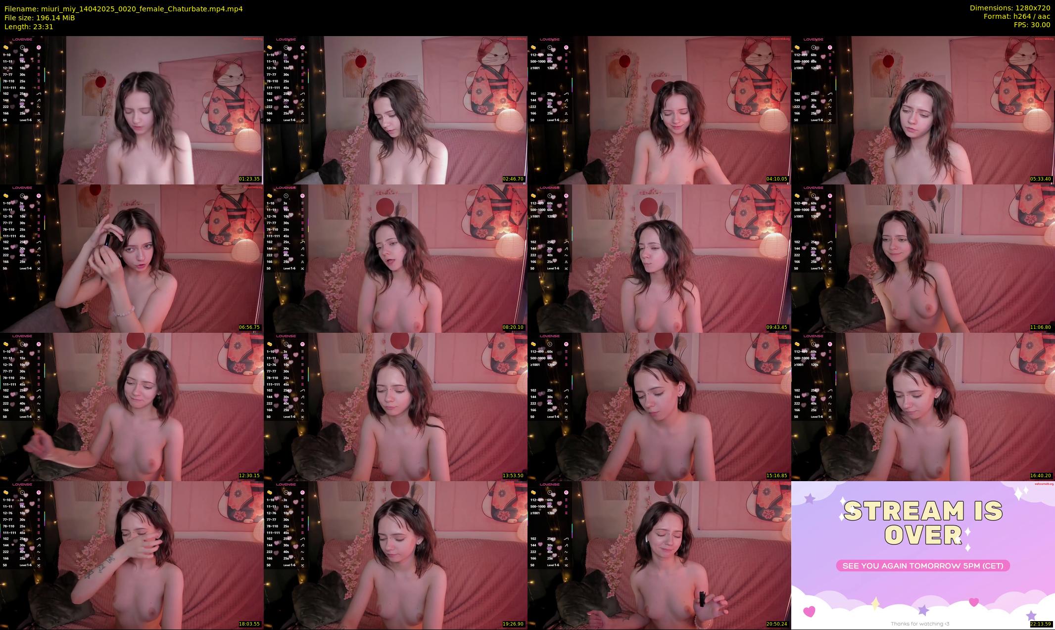 miuri_miy — 24 minute Chaturbate female cam show recording, 720p, Apr 14, 2025