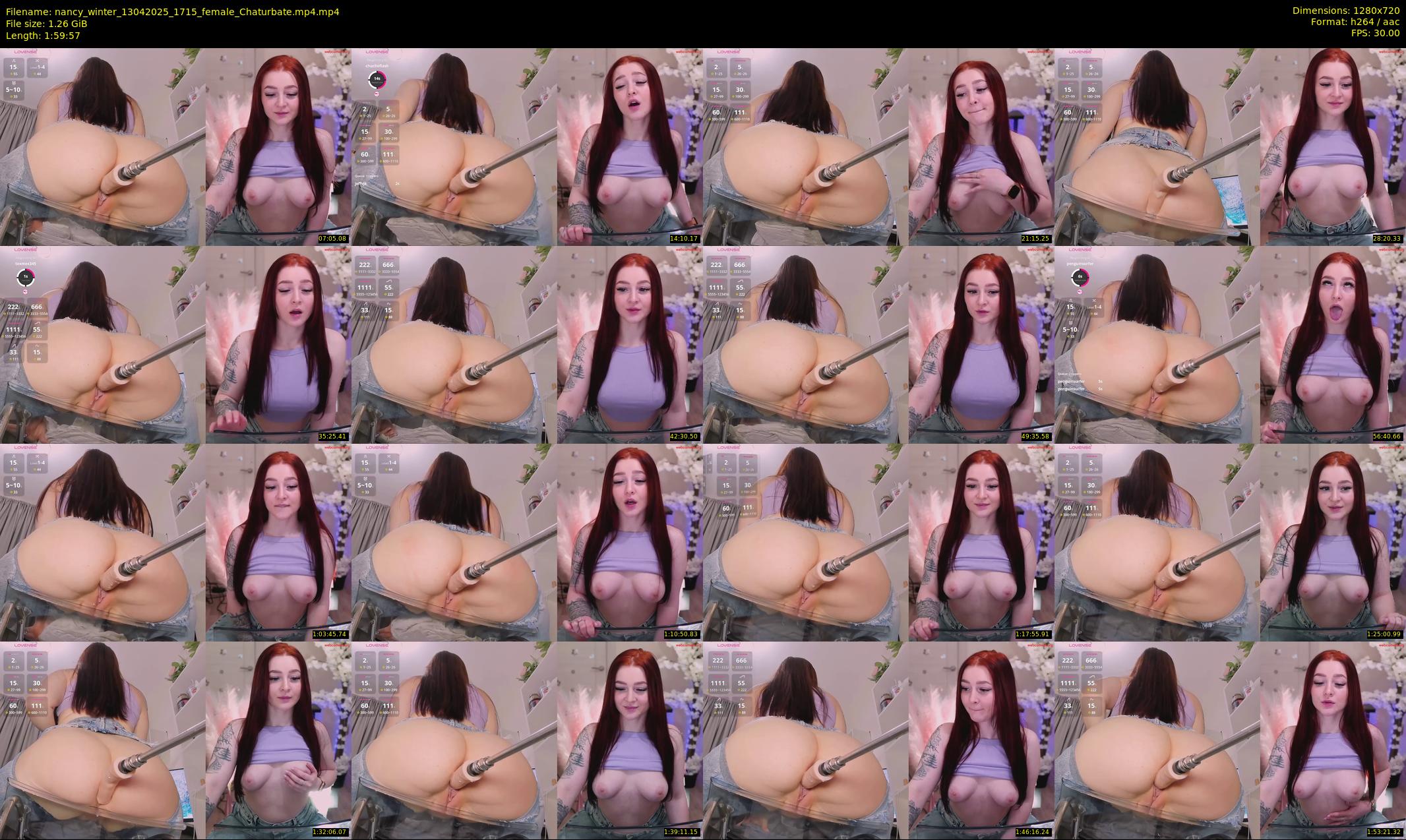 nancy_winter — 120 minute Chaturbate female cam show recording, 720p, Apr 13, 2025