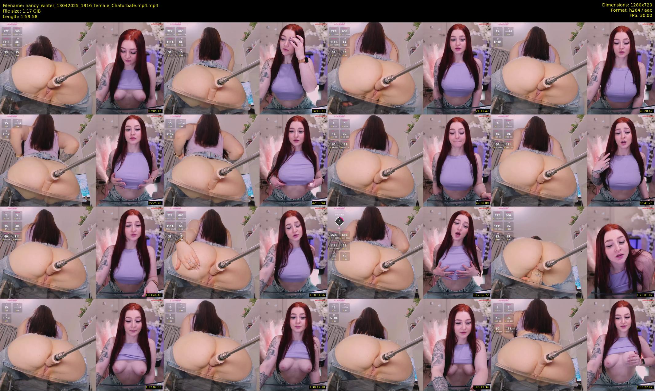 nancy_winter — 120 minute Chaturbate female cam show recording, 720p, Apr 13, 2025
