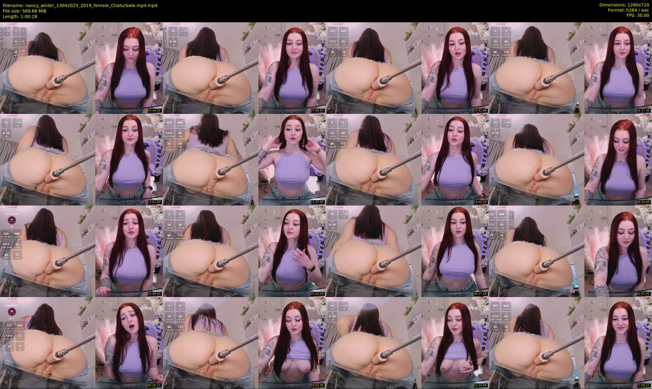 nancy_winter — 61 minute Chaturbate female cam show recording, 720p, Apr 13, 2025