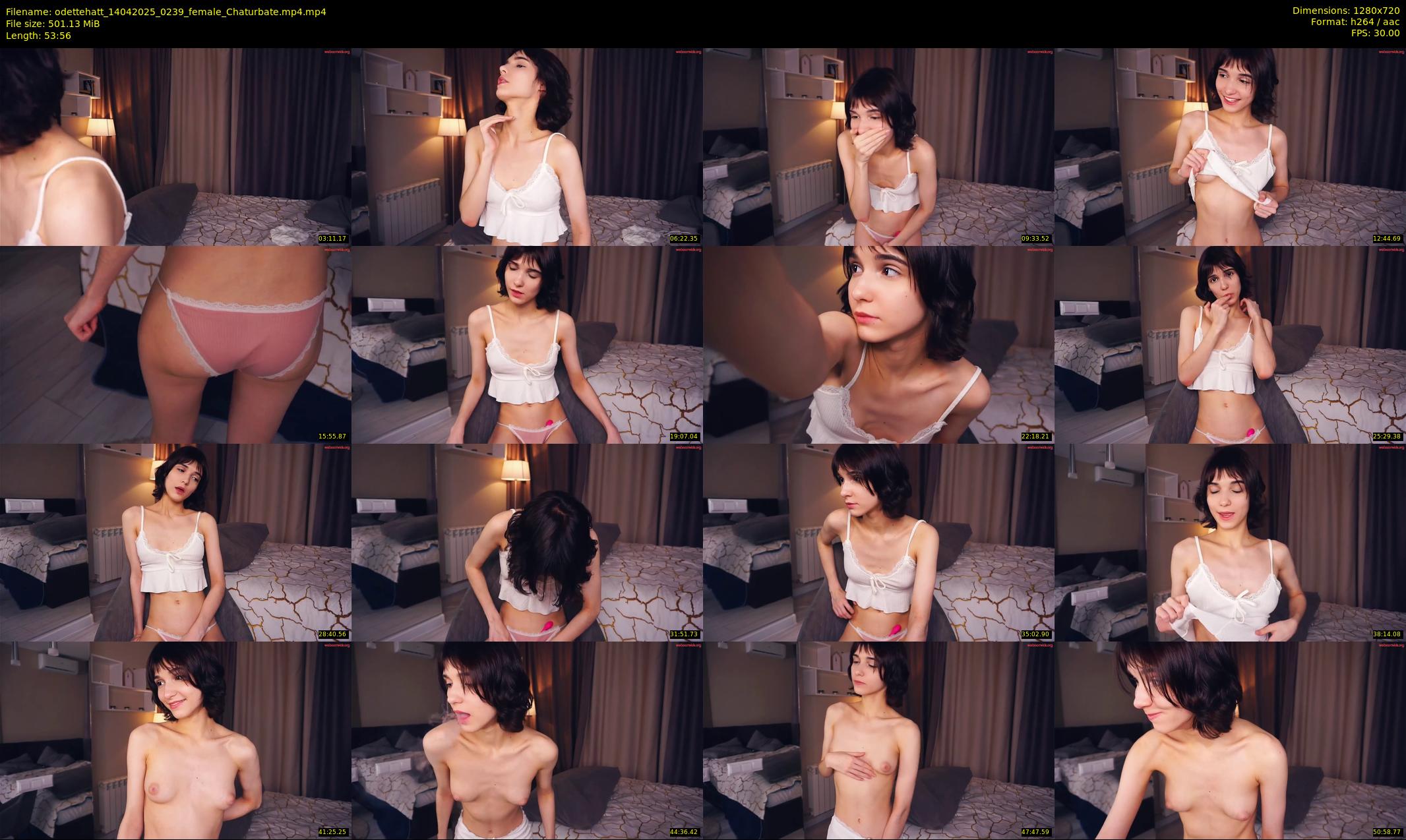 odettehatt — 54 minute Chaturbate female cam show recording, 720p, Apr 14, 2025
