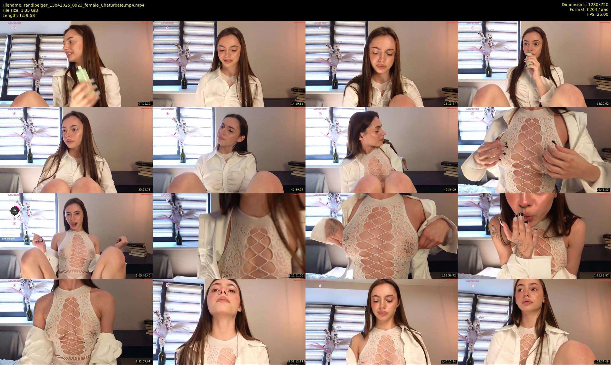 randibelger — 120 minute Chaturbate female cam show recording, 720p, Apr 13, 2025