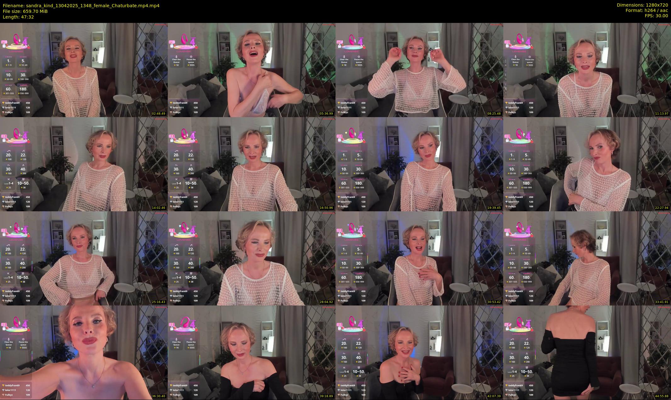 sandra_kind — 48 minute Chaturbate female cam show recording, 720p, Apr 13, 2025