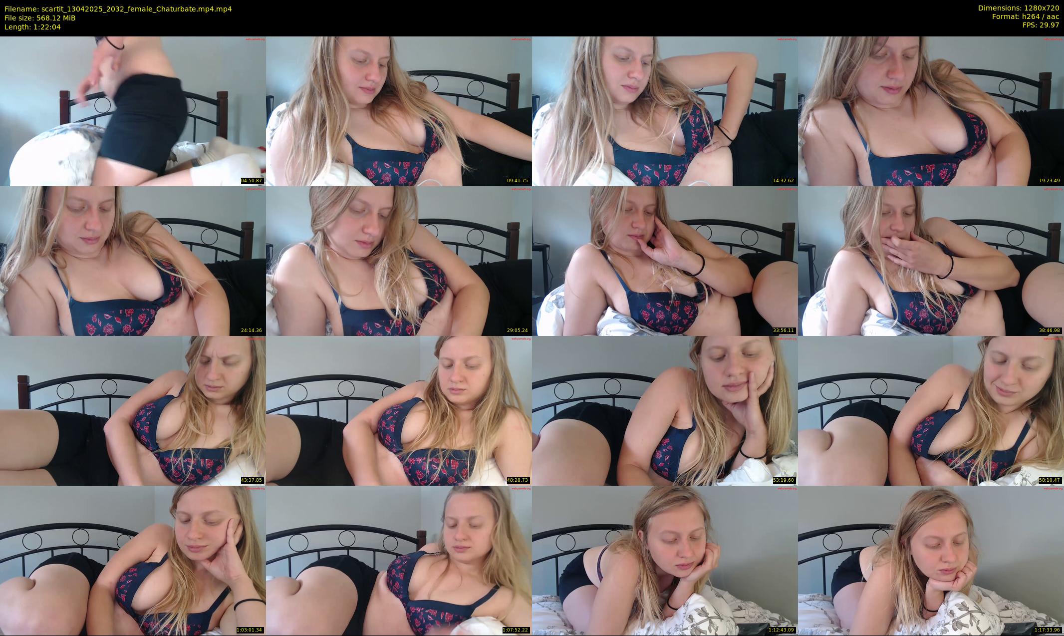 scartit — 83 minute Chaturbate female cam show recording, 720p, Apr 13, 2025