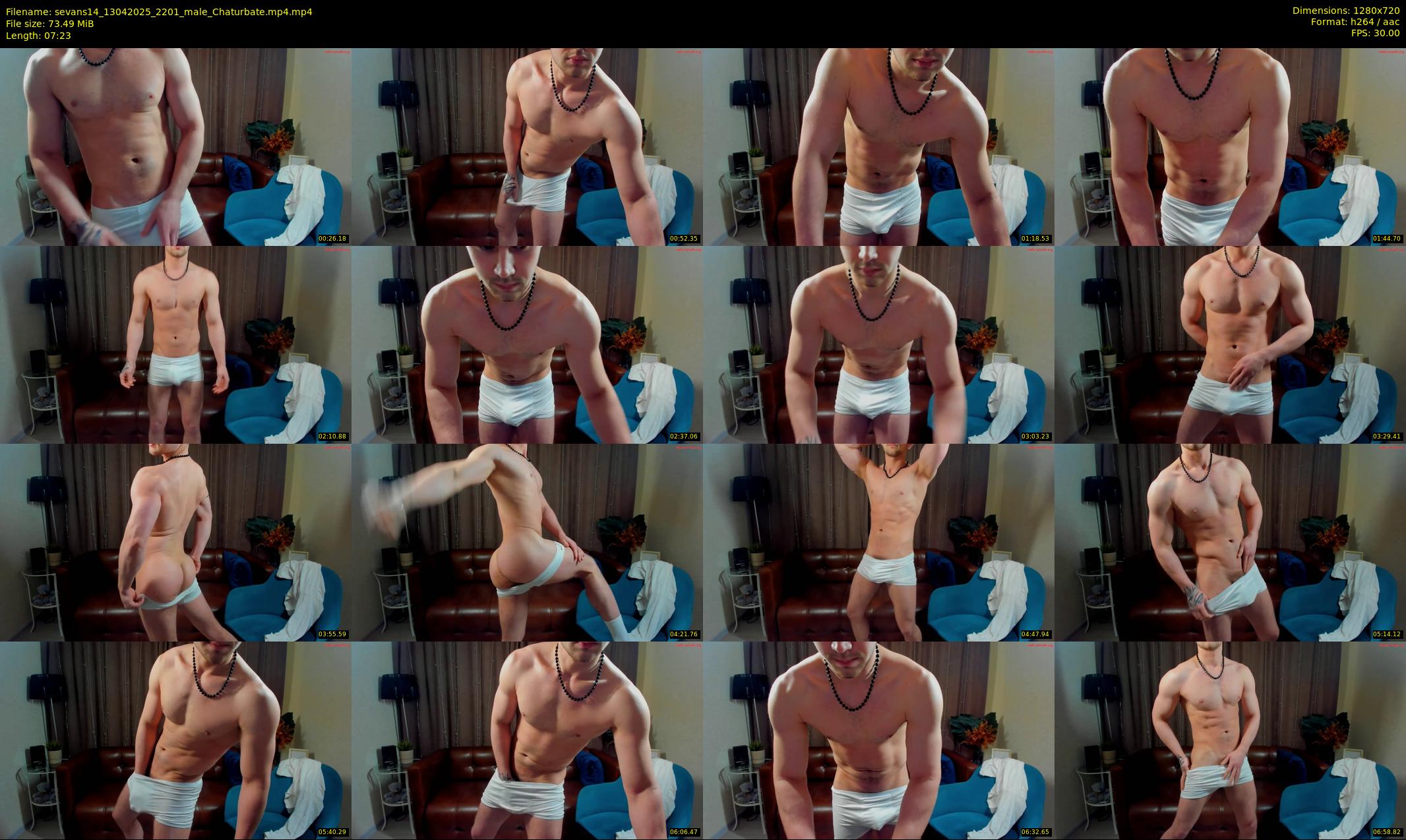 sevans14 — 8 minute Chaturbate male cam show recording, 720p, Apr 13, 2025