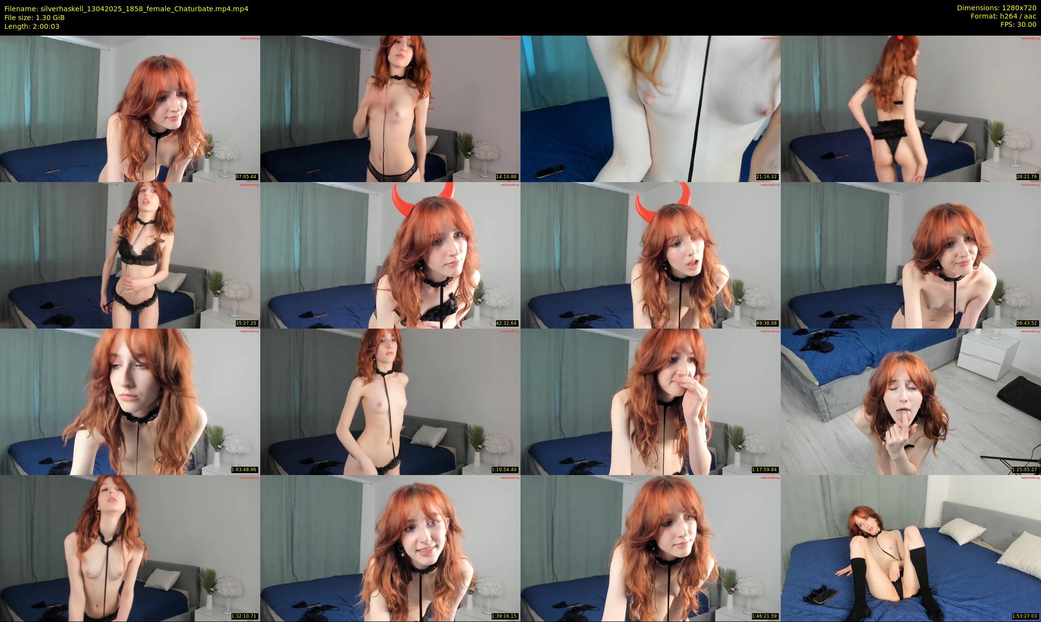 silverhaskell — 121 minute Chaturbate female cam show recording, 720p, Apr 13, 2025