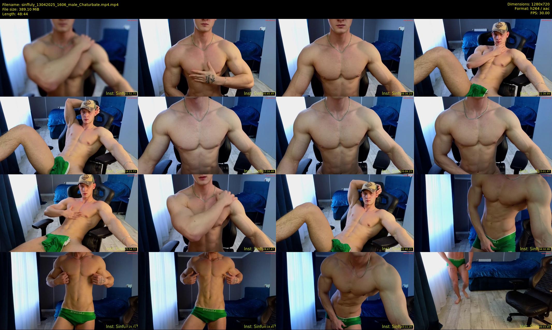 sinffuly — 49 minute Chaturbate male cam show recording, 720p, Apr 13, 2025