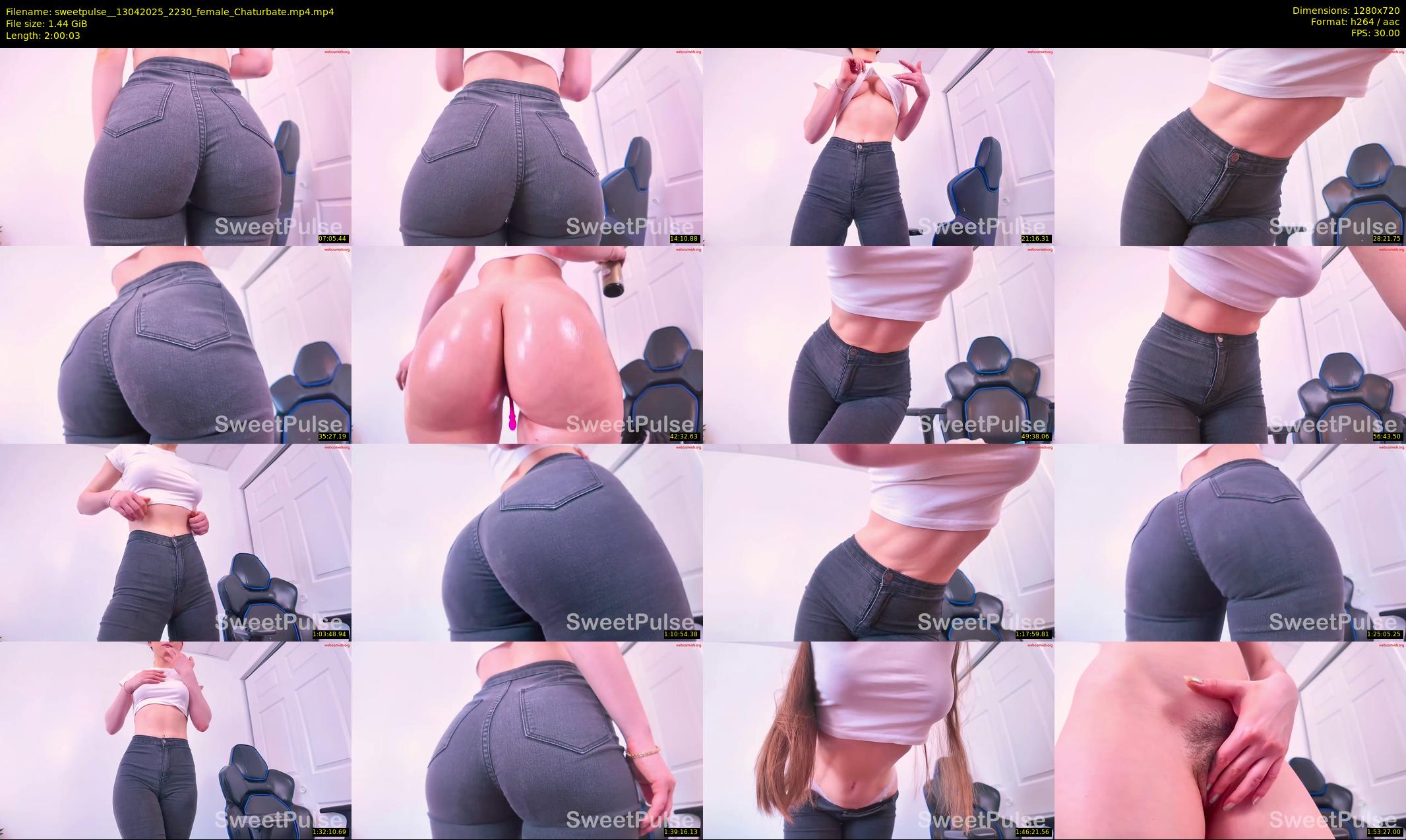 sweetpulse_ — 121 minute Chaturbate female cam show recording, 720p, Apr 13, 2025