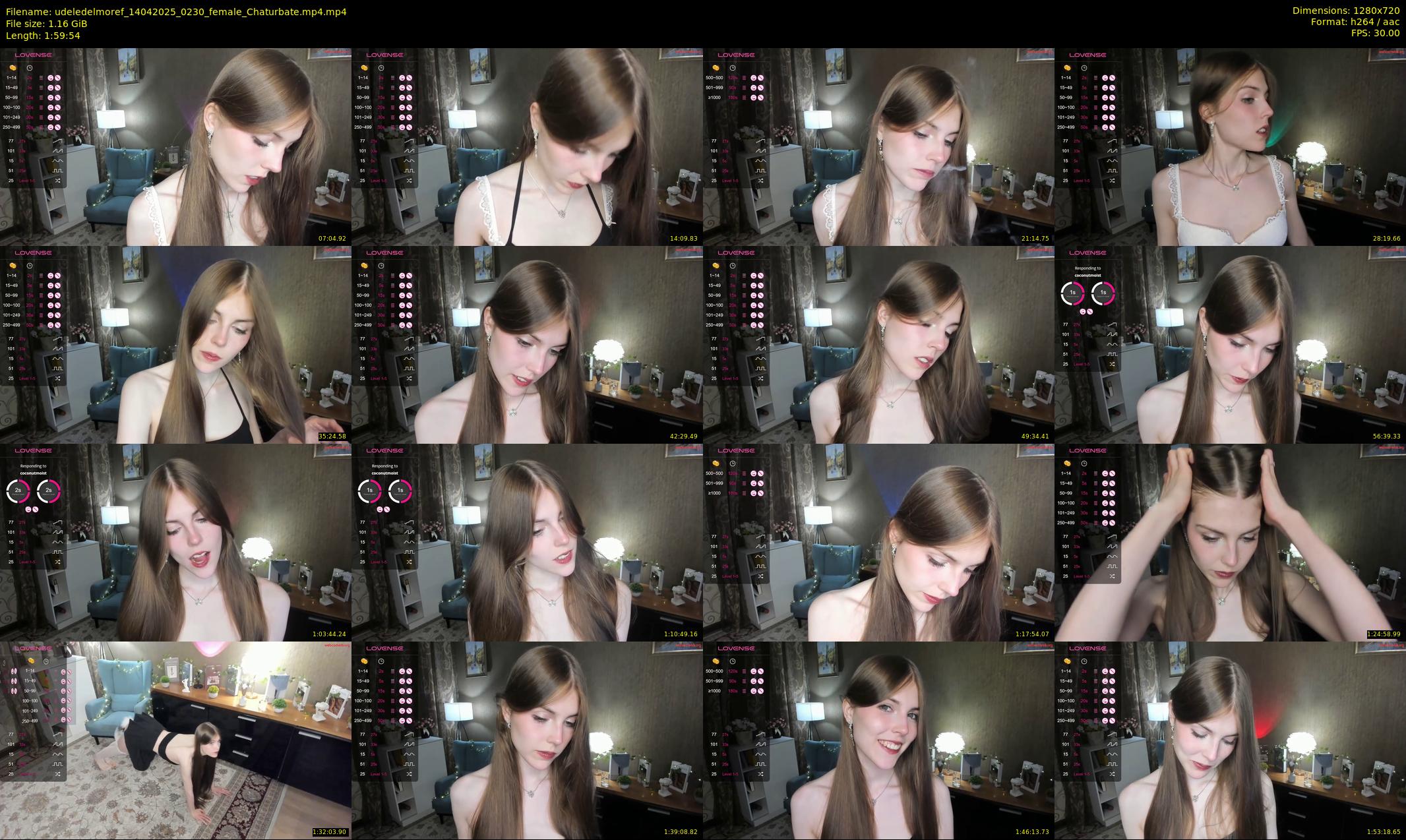 udeledelmoref — 120 minute Chaturbate female cam show recording, 720p, Apr 14, 2025