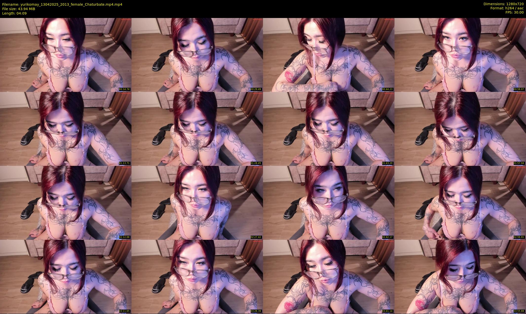 yurikomay — 5 minute Chaturbate female cam show recording, 720p, Apr 13, 2025
