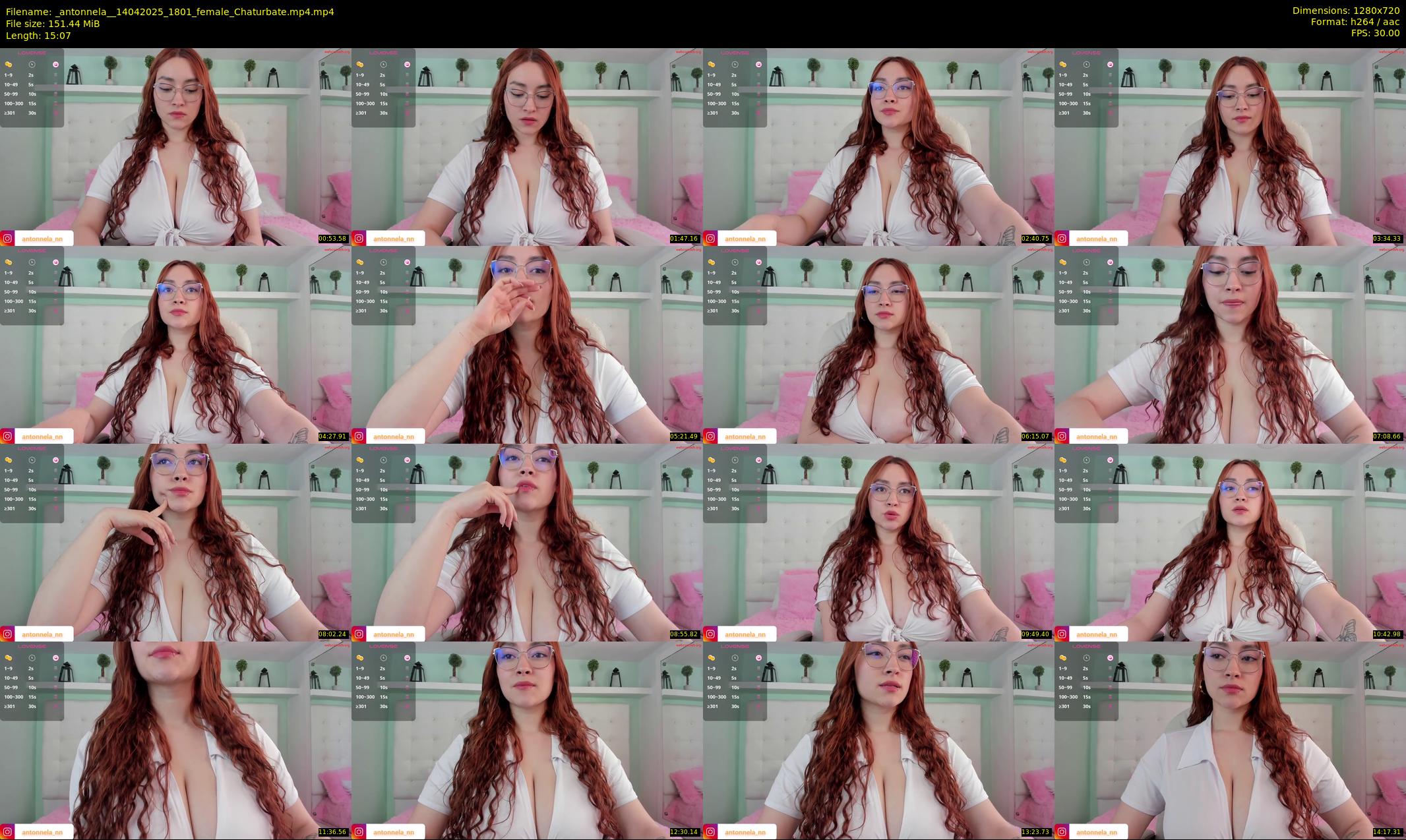 _antonnela_ — 16 minute Chaturbate female cam show recording, 720p, Apr 14, 2025