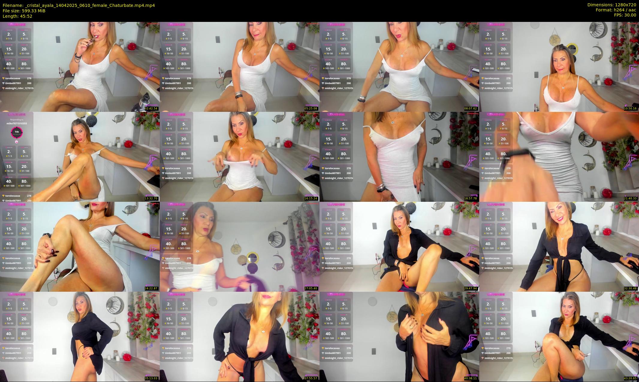 _cristal_ayala — 46 minute Chaturbate female cam show recording, 720p, Apr 14, 2025