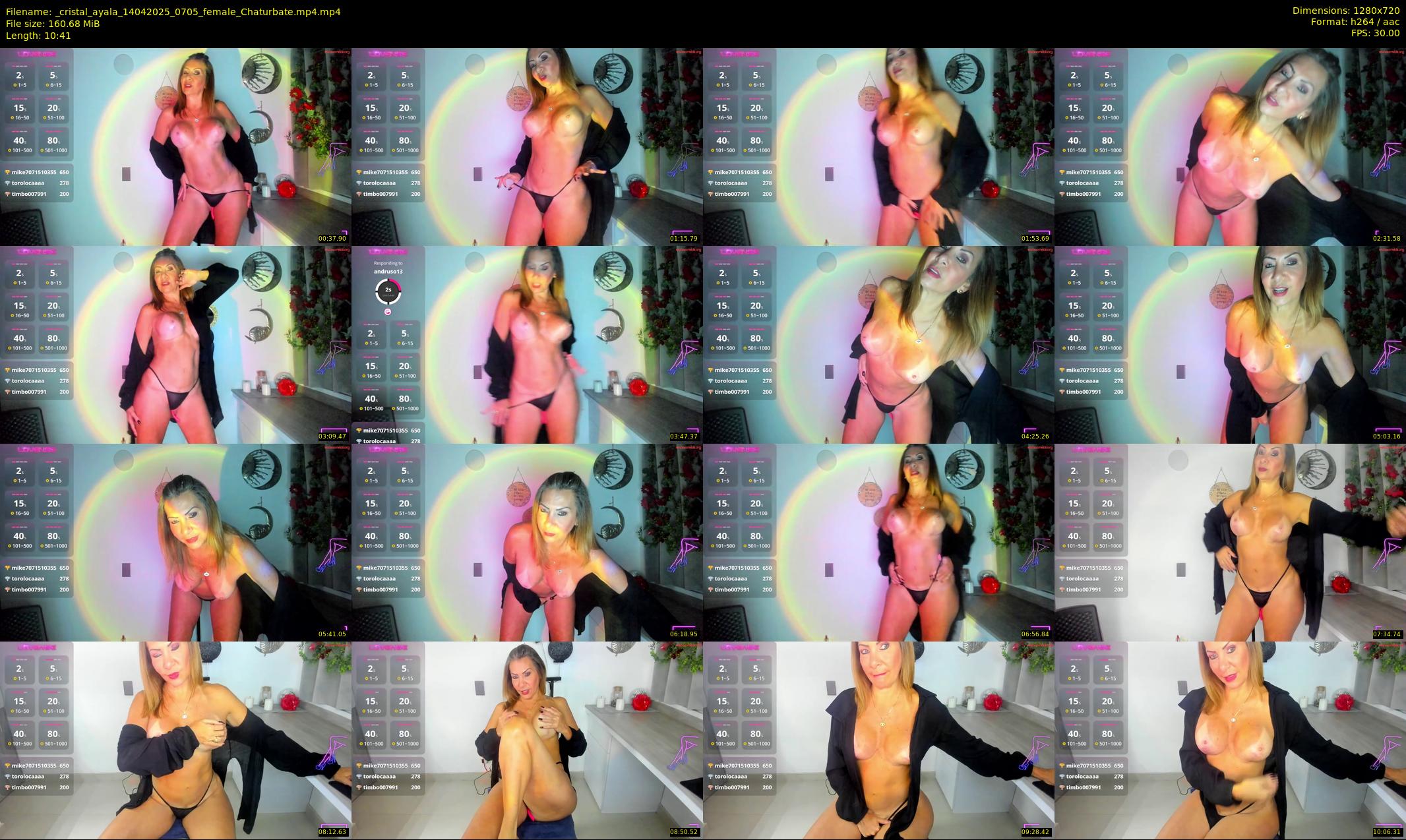_cristal_ayala — 11 minute Chaturbate female cam show recording, 720p, Apr 14, 2025