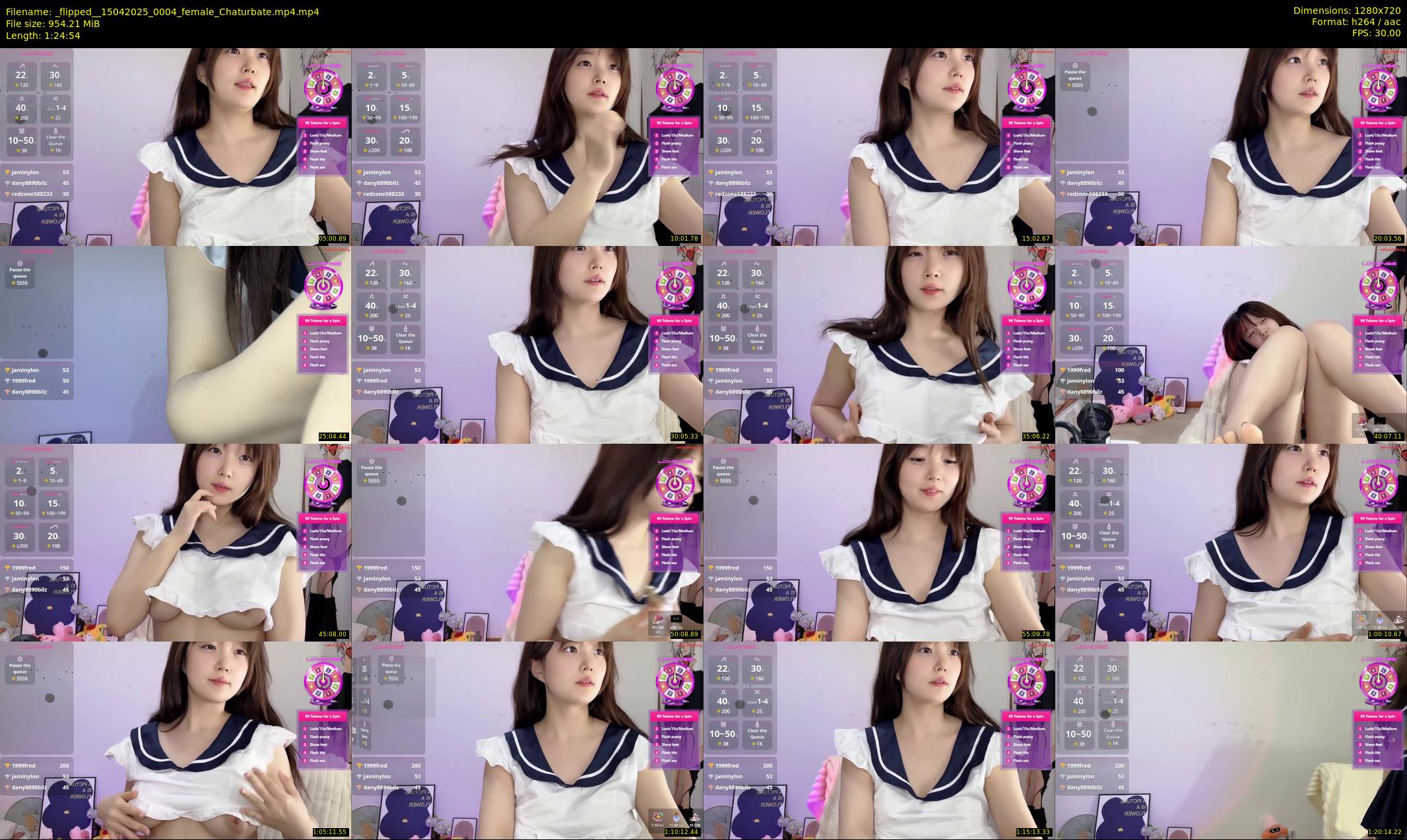 _flipped_ — 85 minute Chaturbate female cam show recording, 720p, Apr 15, 2025