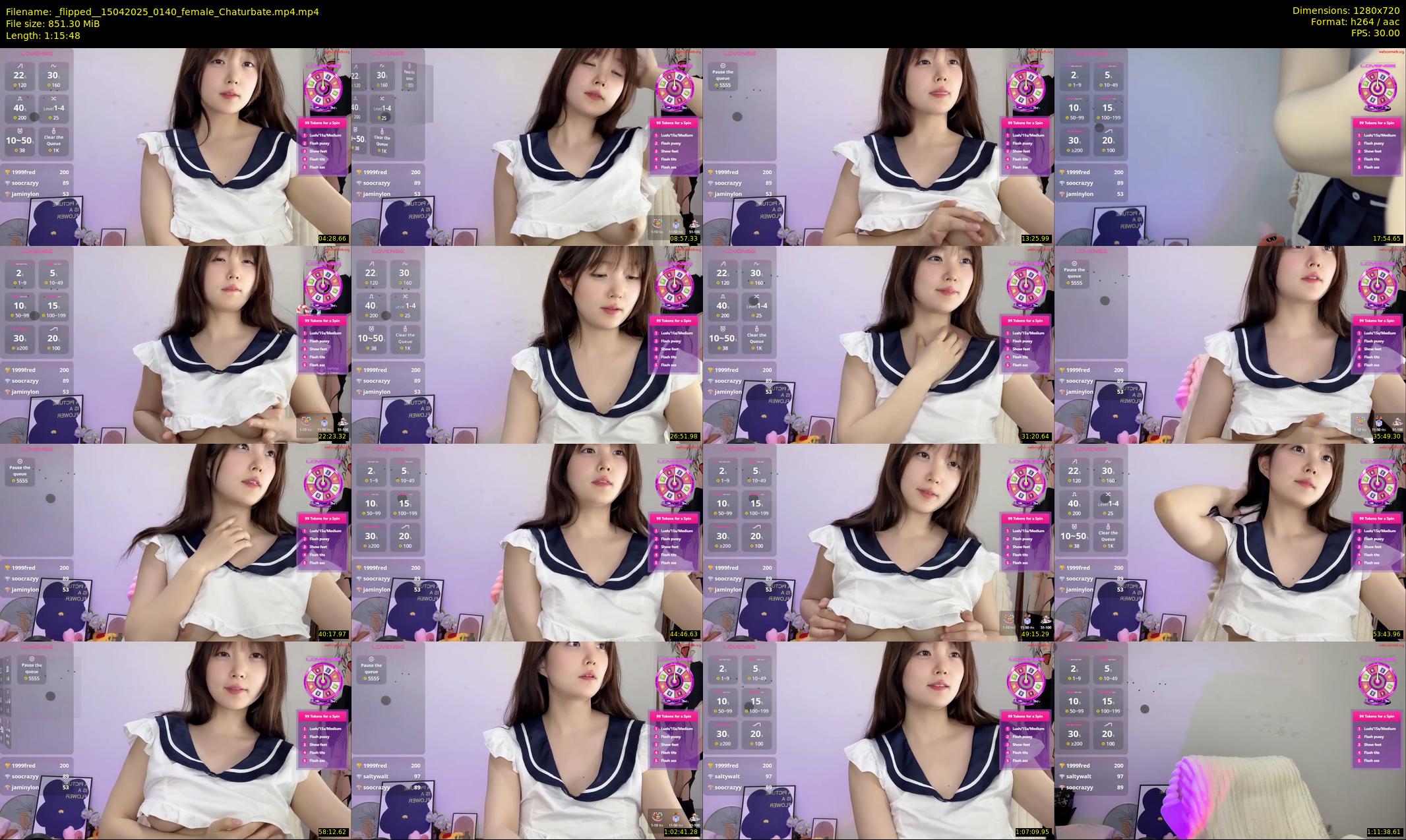 _flipped_ — 76 minute Chaturbate female cam show recording, 720p, Apr 15, 2025