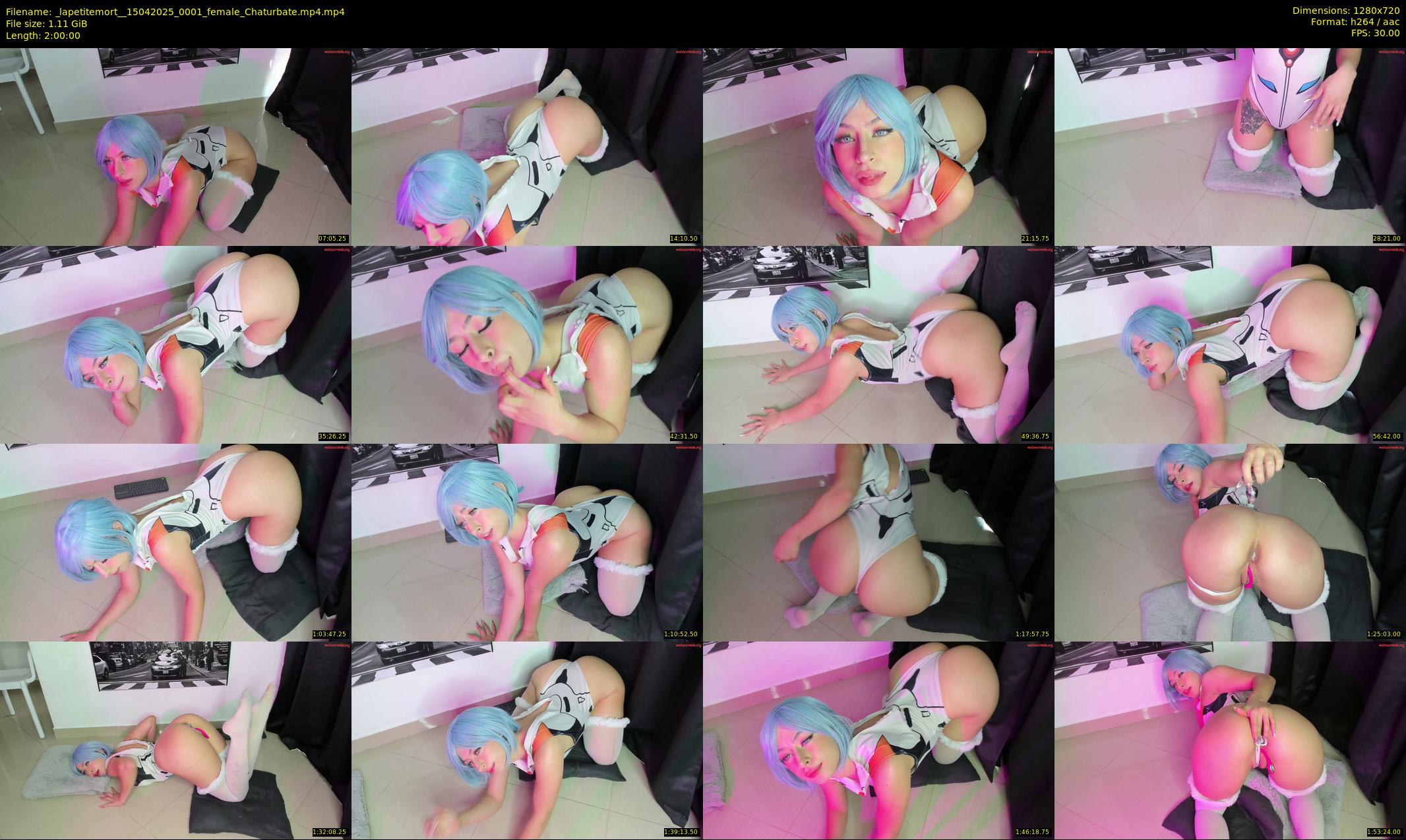 _lapetitemort_ — 120 minute Chaturbate female cam show recording, 720p, Apr 15, 2025