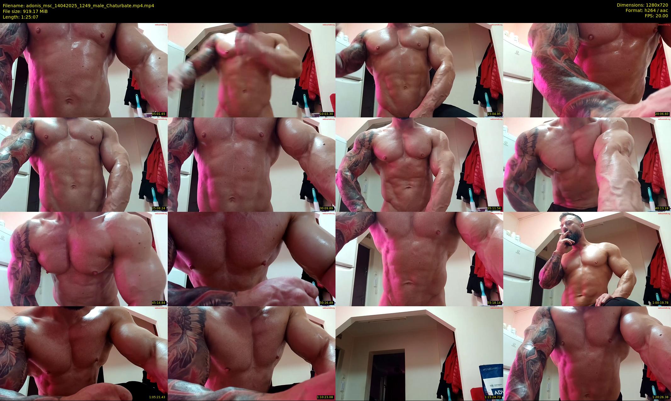 adonis_msc — 86 minute Chaturbate male cam show recording, 720p, Apr 14, 2025