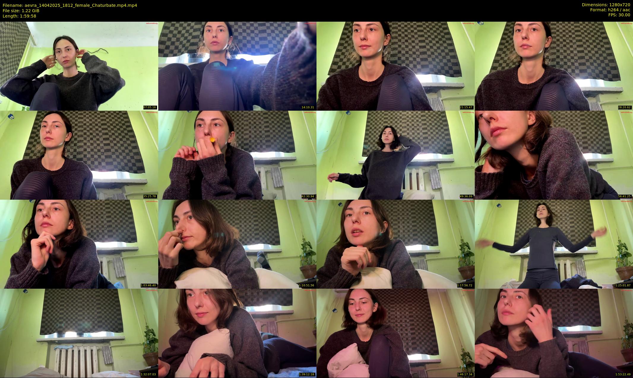 aevra — 120 minute Chaturbate female cam show recording, 720p, Apr 14, 2025