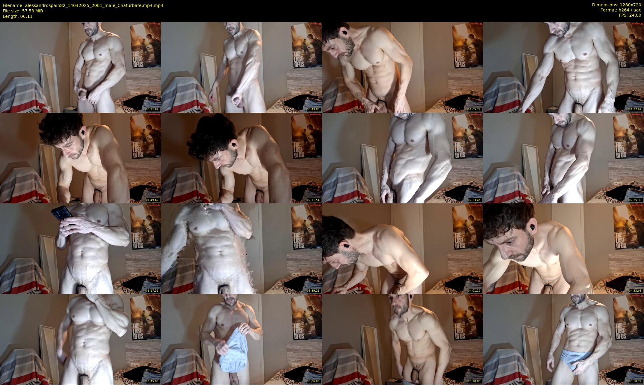 alessandrospain82 — 7 minute Chaturbate male cam show recording, 720p, Apr 14, 2025