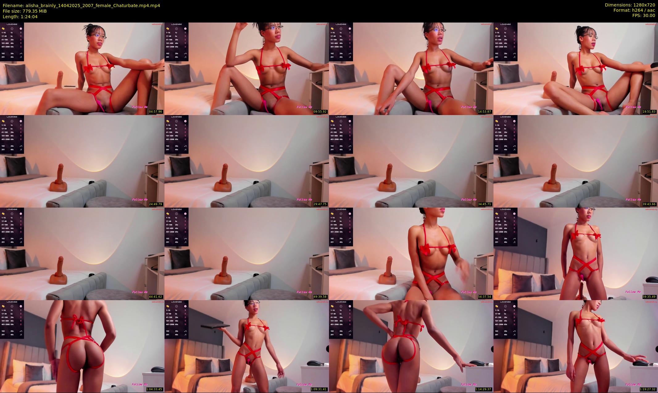 alisha_brainly — 85 minute Chaturbate female cam show recording, 720p, Apr 14, 2025