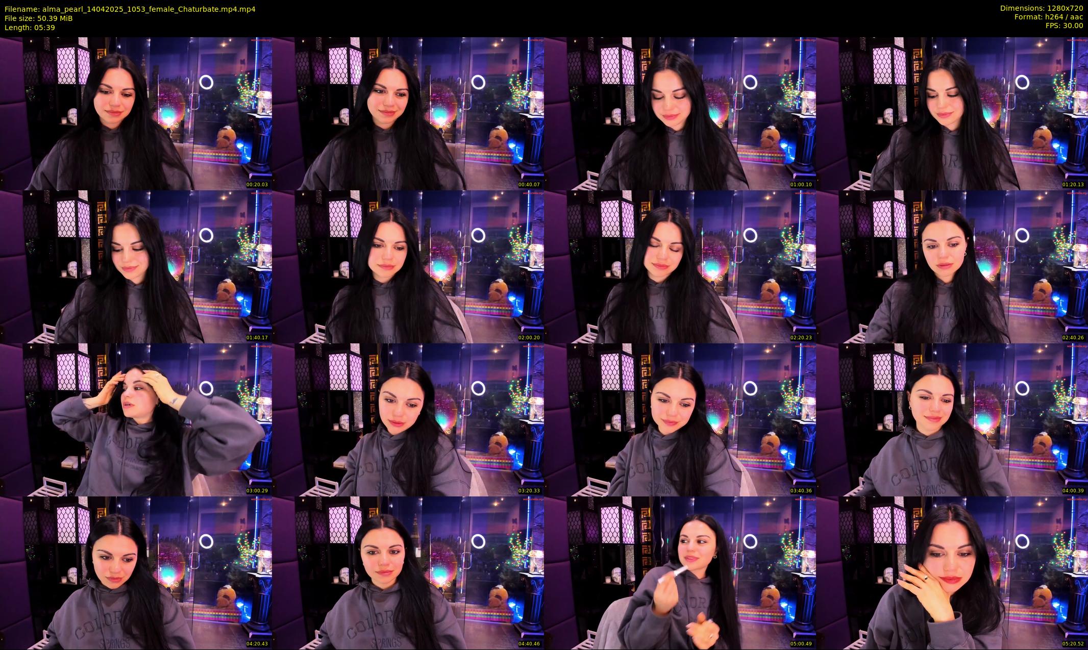 alma_pearl — 6 minute Chaturbate female cam show recording, 720p, Apr 14, 2025
