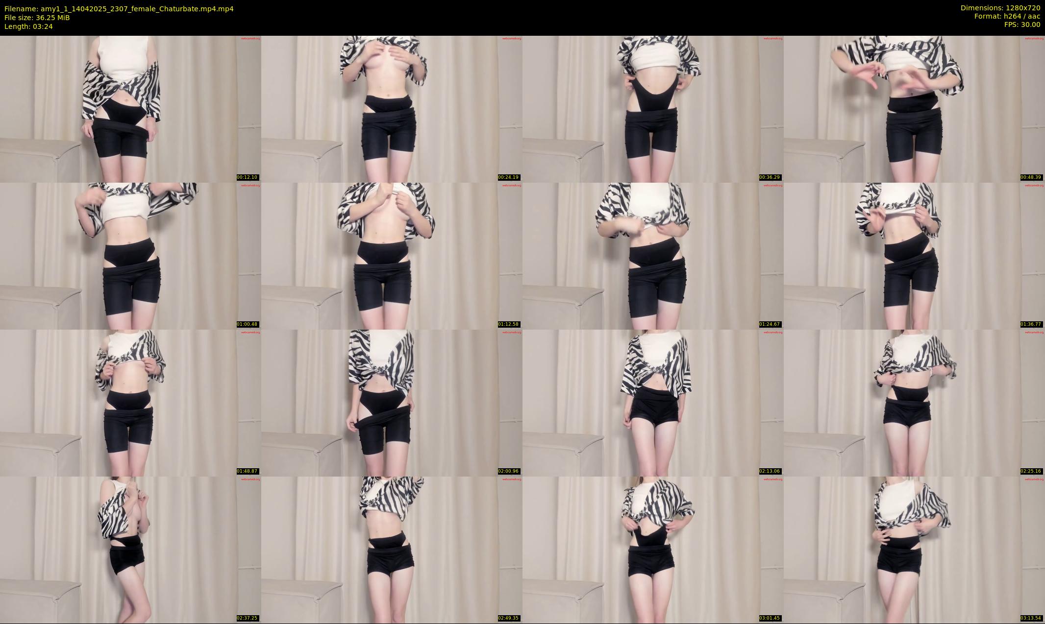 amy1_1 — 4 minute Chaturbate female cam show recording, 720p, Apr 14, 2025