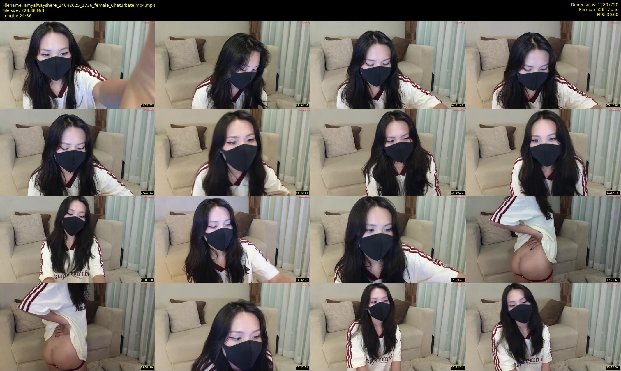 amyalwayshere — 25 minute Chaturbate female cam show recording, 720p, Apr 14, 2025