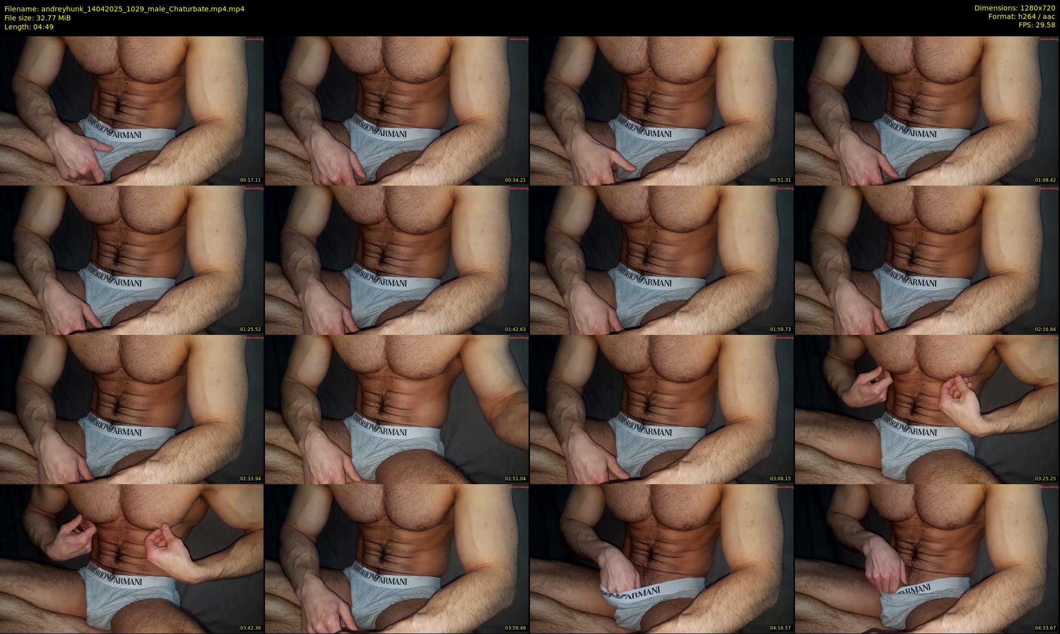 andreyhunk — 5 minute Chaturbate male cam show recording, 720p, Apr 14, 2025