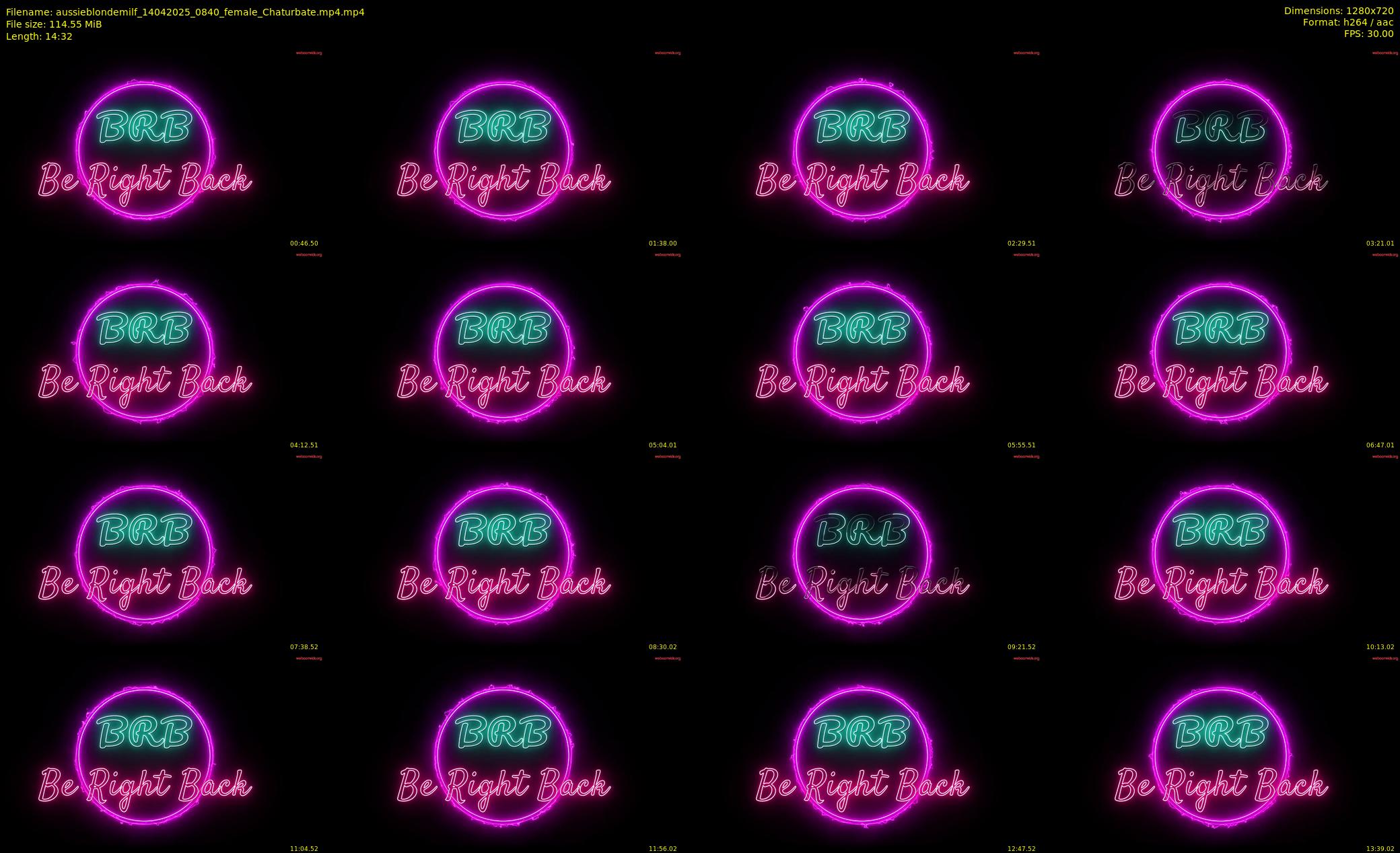 aussieblondemilf — 15 minute Chaturbate female cam show recording, 720p, Apr 14, 2025