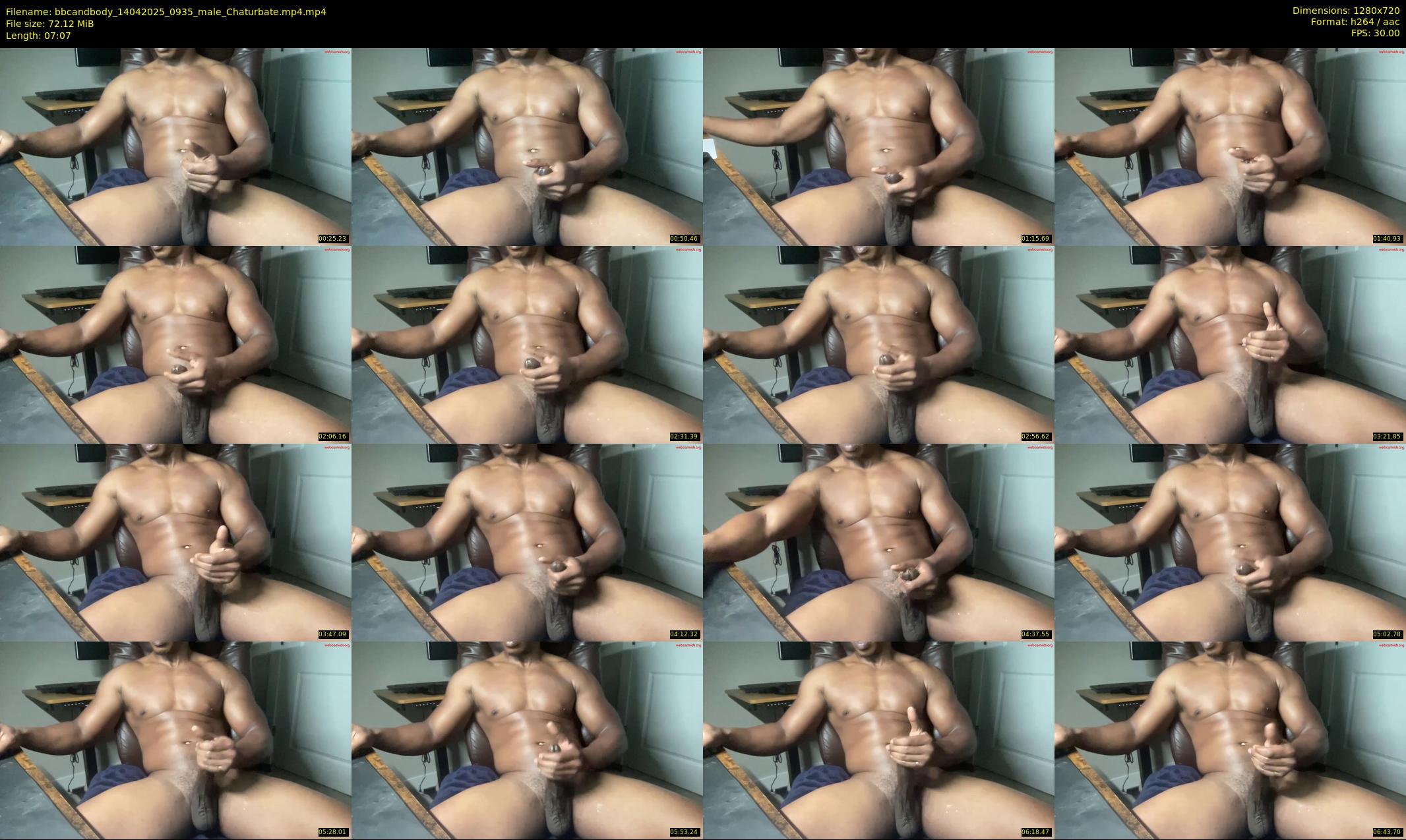 bbcandbody — 8 minute Chaturbate male cam show recording, 720p, Apr 14, 2025