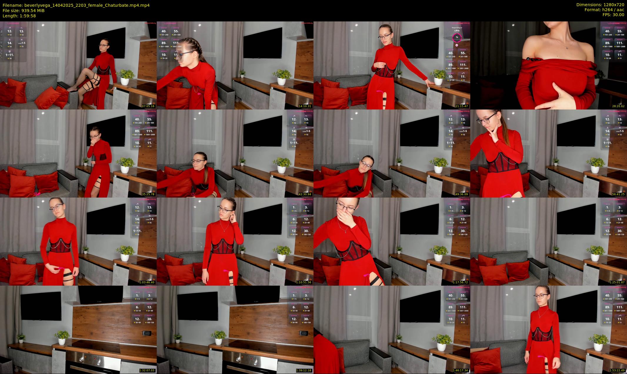 beverlyvega — 120 minute Chaturbate couple cam show recording, 720p, Apr 14, 2025