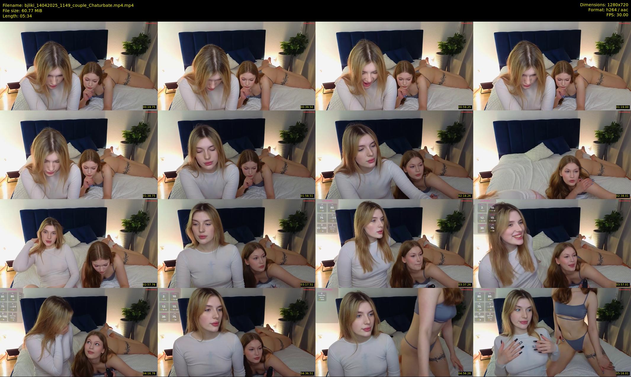 bjliki — 6 minute Chaturbate couple cam show recording, 720p, Apr 14, 2025