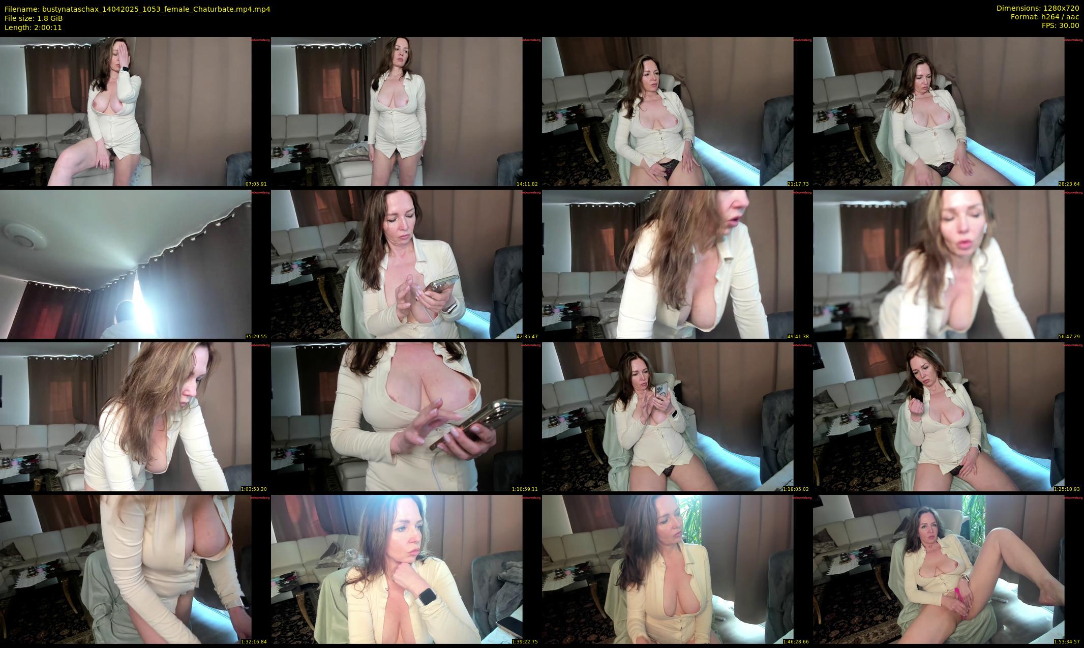 bustynataschax — 121 minute Chaturbate female cam show recording, 720p, Apr 14, 2025