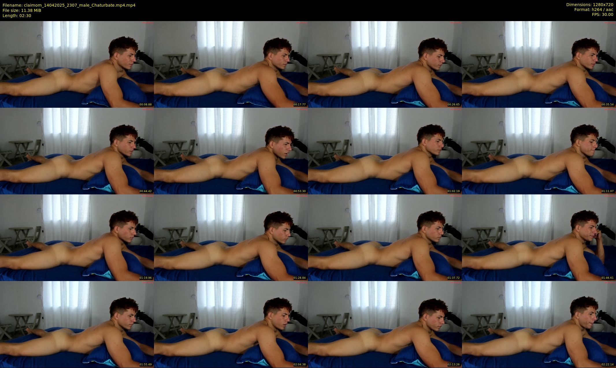 claimom — 3 minute Chaturbate male cam show recording, 720p, Apr 14, 2025